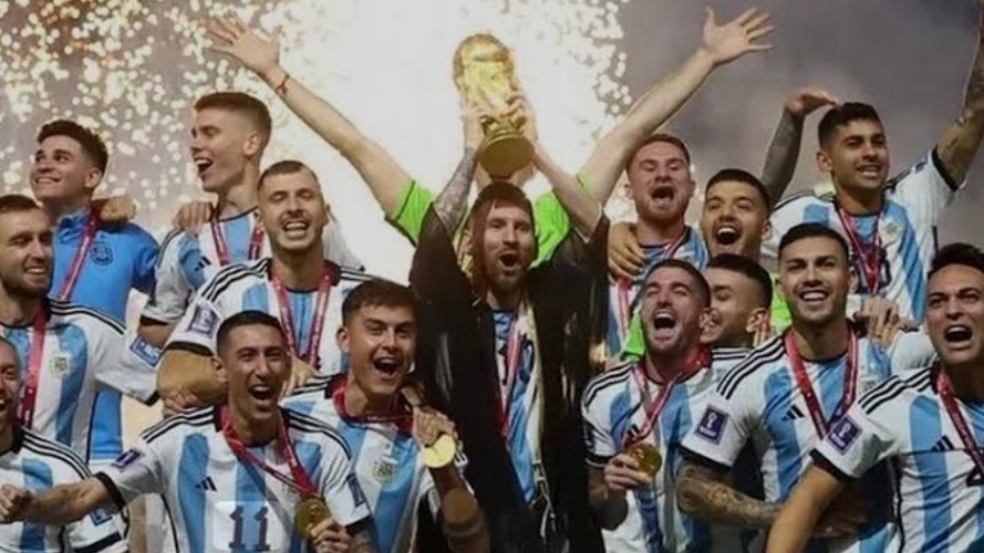 Para alentar a la selección