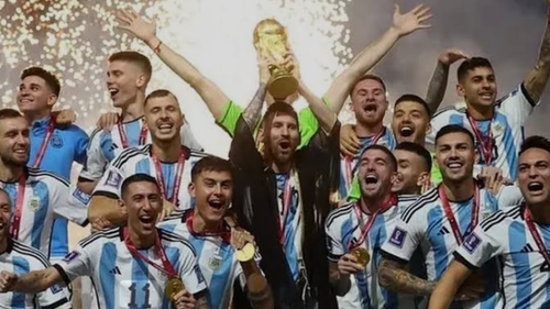 Para alentar a la selección