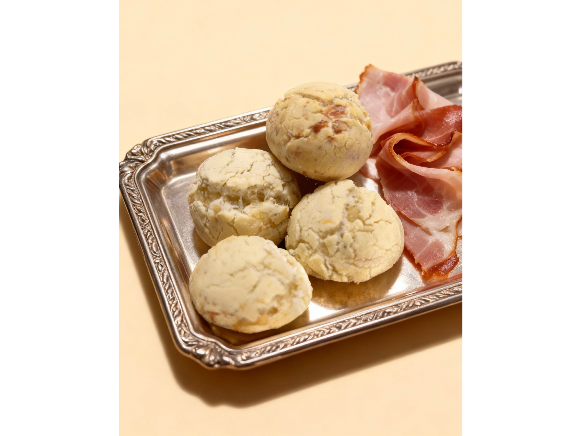 Chipa con Jamón cocido congelado ( listo para hornear )