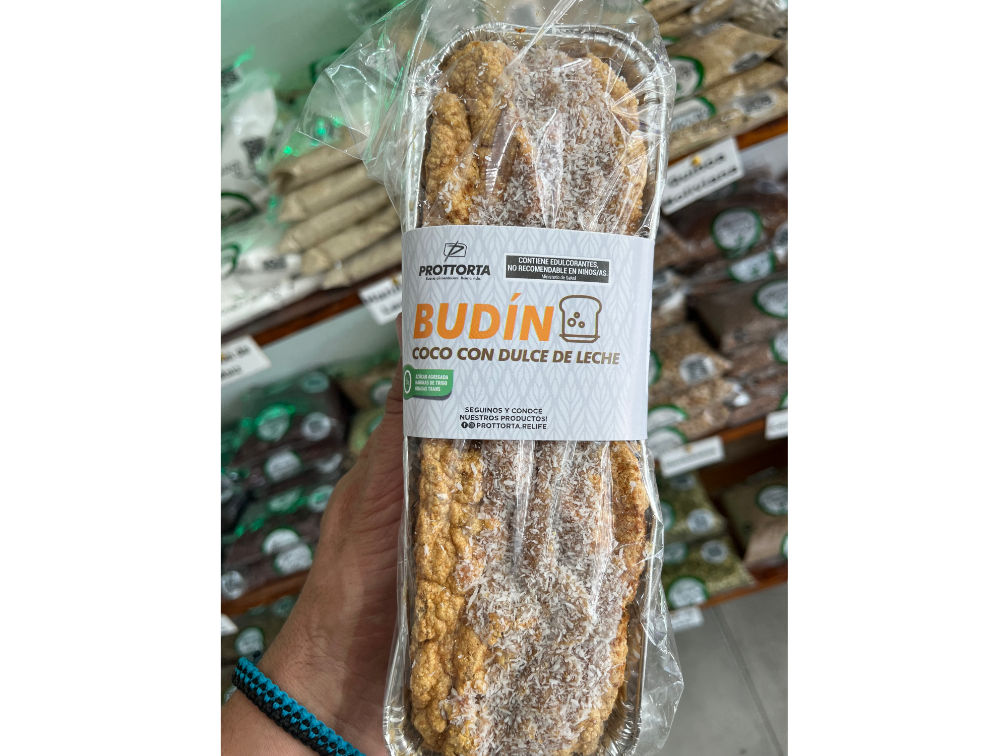 Budín Coco con dulce de leche 350 gr