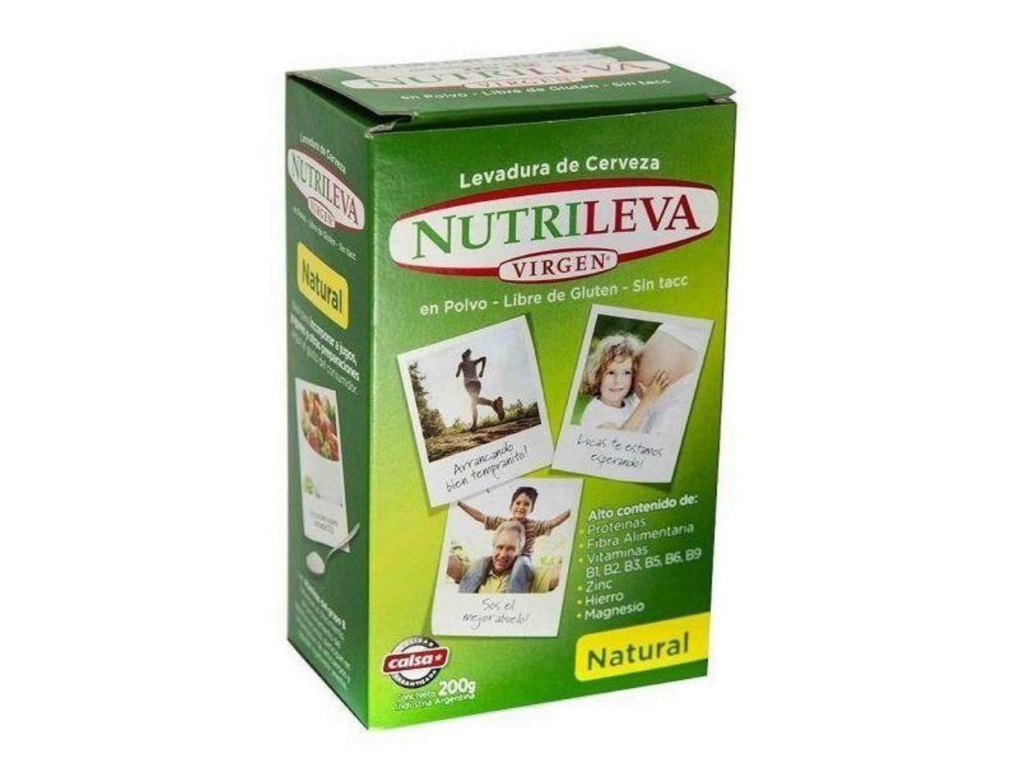 Levadura natural nutricional x 200gr Calsa