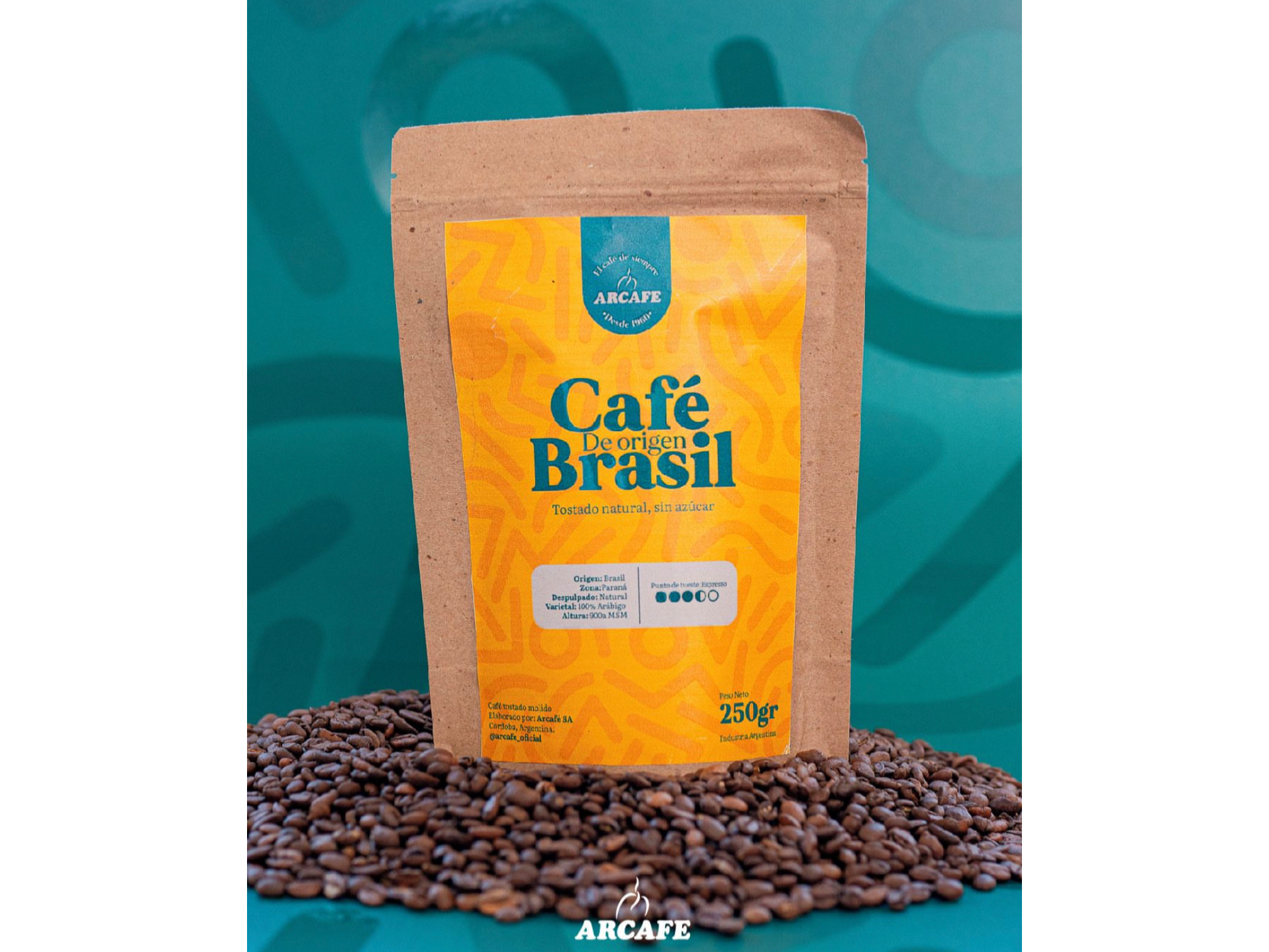 Café Arcafe Brasil molido