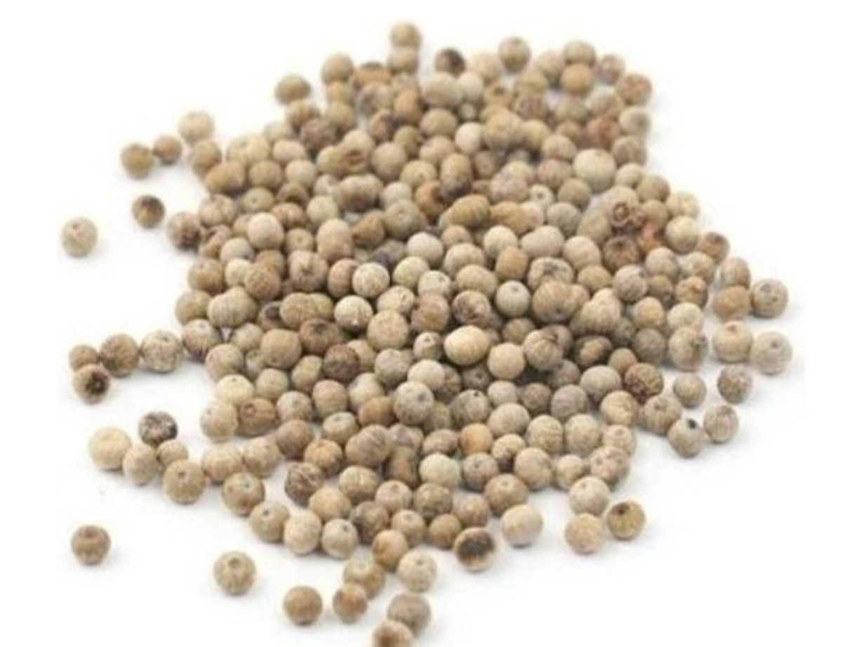 Pimienta blanca en grano