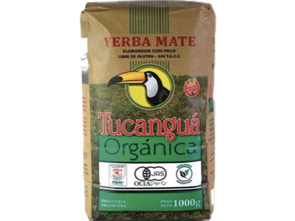 Yerba Mate ORGANICA Tucanguá sin t.a.c.c