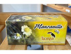 Té mansanilla x 20 saq. Tucanguá sin sobre