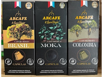 Cápsulas Arcafé x 10 unidades