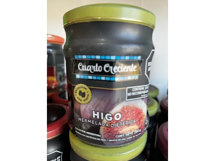 Mermelada de Higo con stevia sin tacc 280 gr Cuartll Creciente