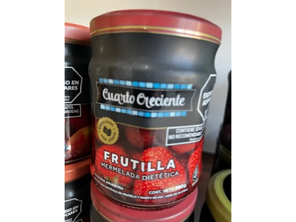 Mermelada de Frutilla con stevia sin tacc 280 gr Cuerto Creciente
