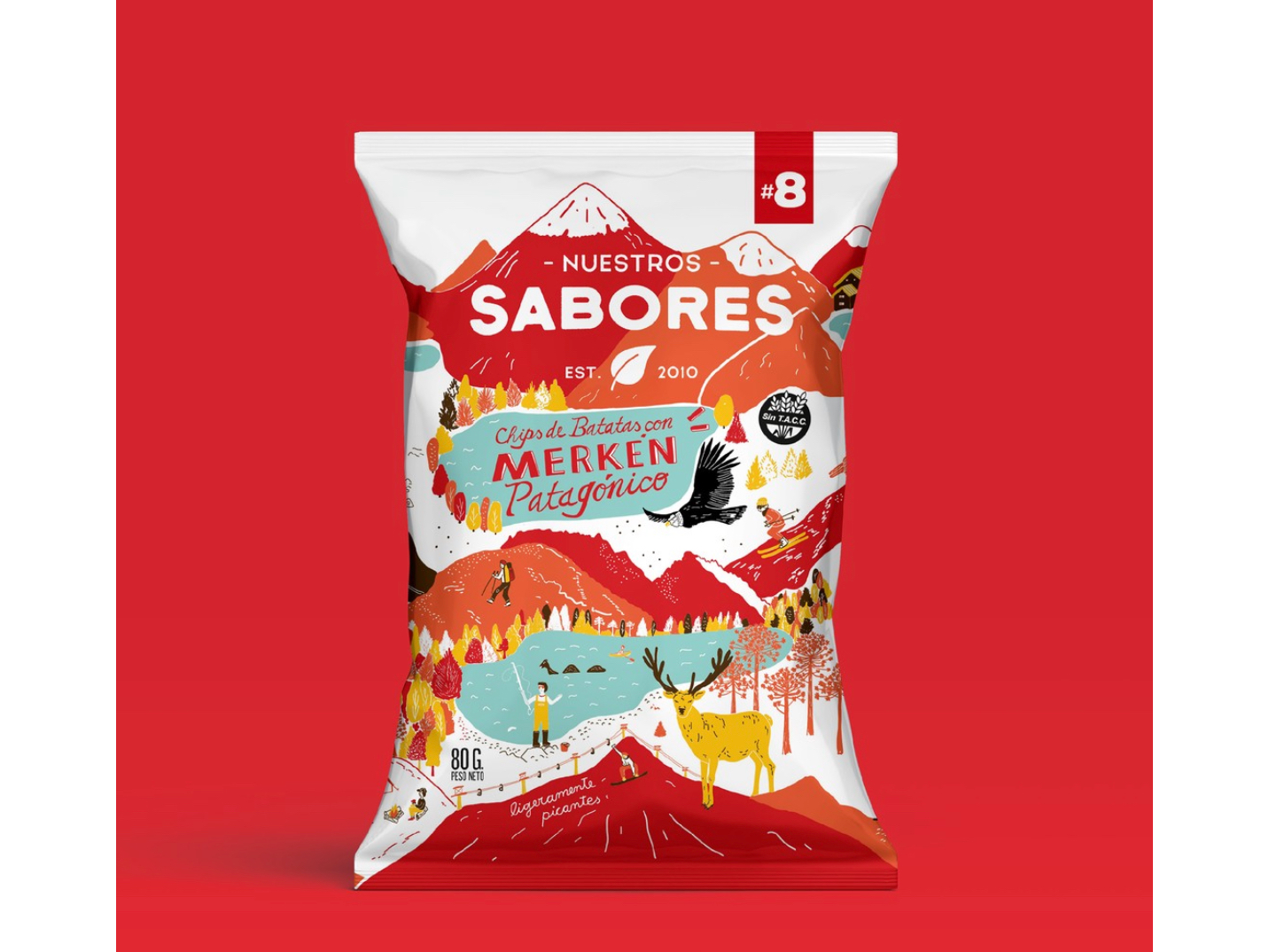 Chips de batata con merken sin tacc x 80 gr