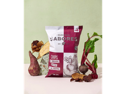 Chips de remolacha y batata con sal marina sin tacc x 80 gr