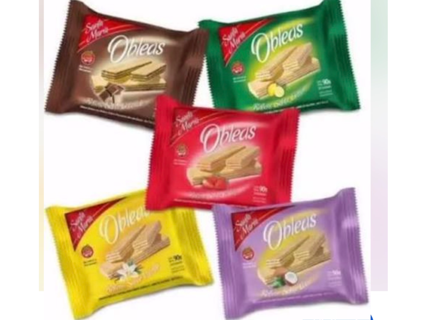 Obleas rellena Santa Maria 90gr sin tacc