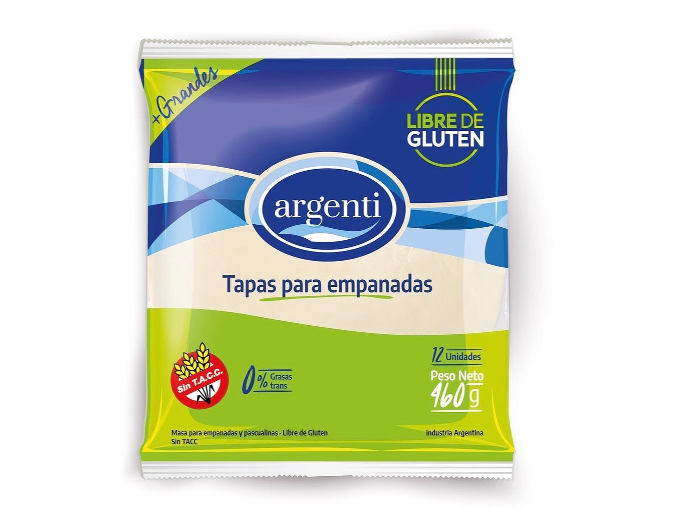 Disco de empanadas Argenti sin tacc x 460 gr