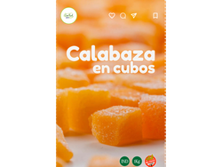 Calabaza en cubos x 1 kg