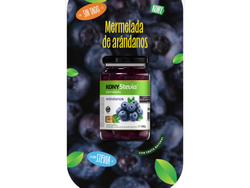 Mermelada de Arándanos con stevia Kony 360 gr ( sin azúcar )