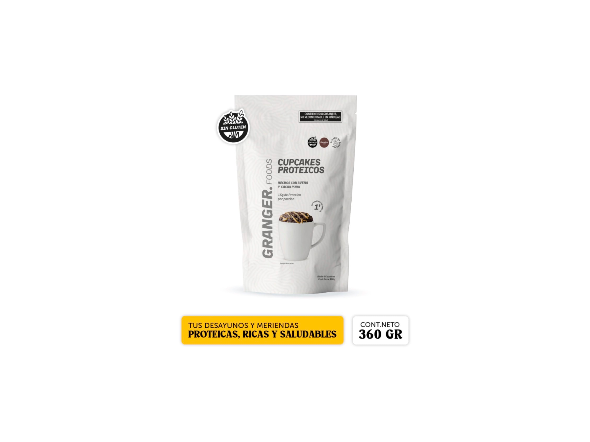 Cupkakes Proteicos x 360 gr