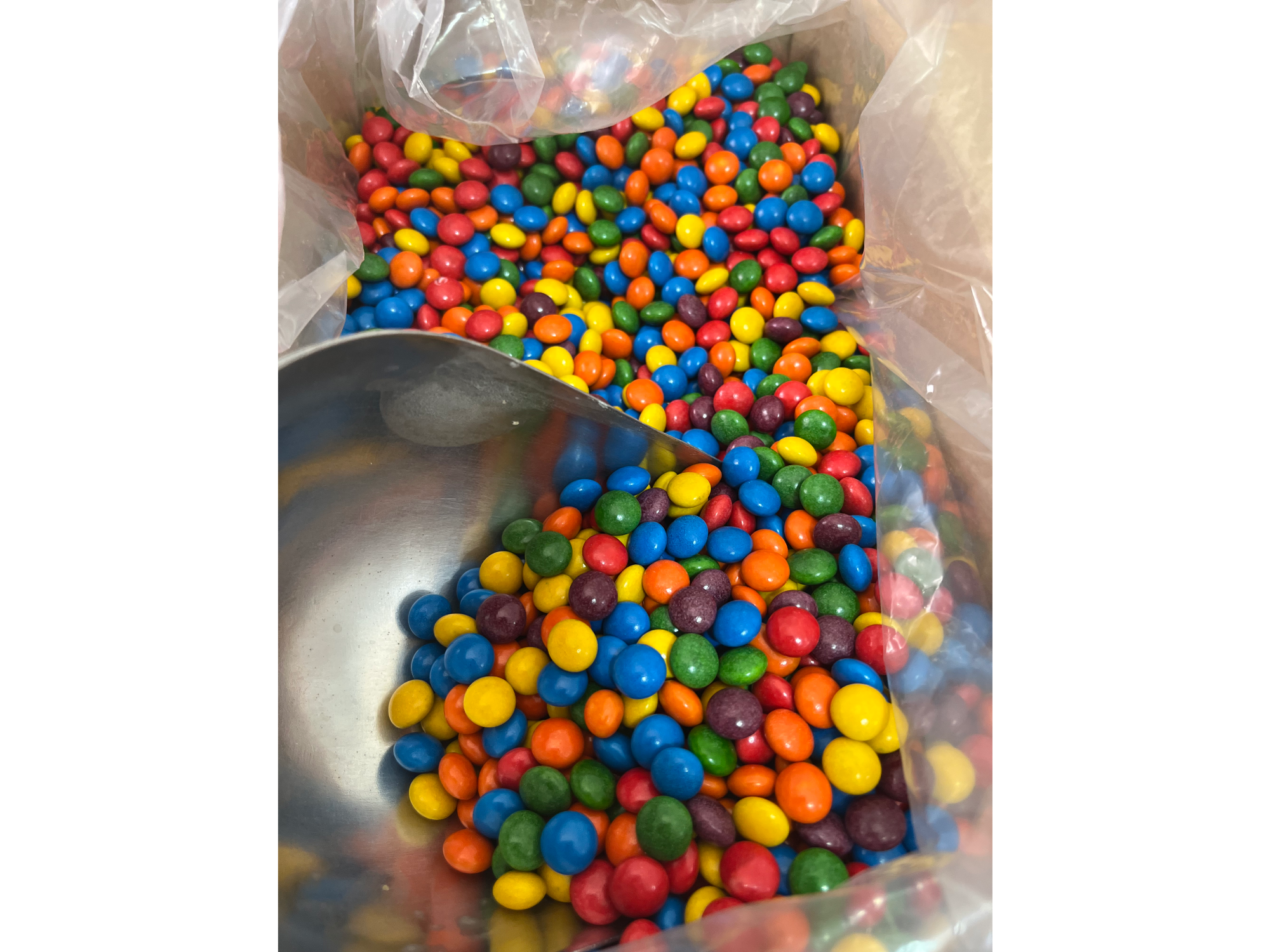 Lenteja de chocolate colores