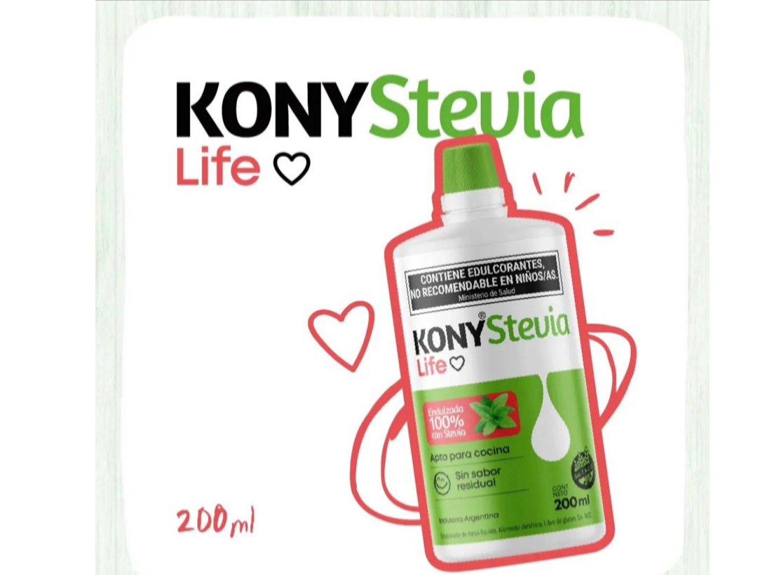 Stevia Liquida Life x 200 ml Kony 100 % Stevia