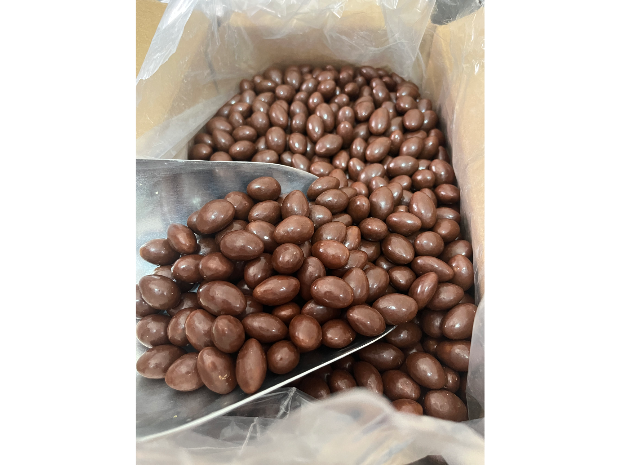 Almendras con chocolate