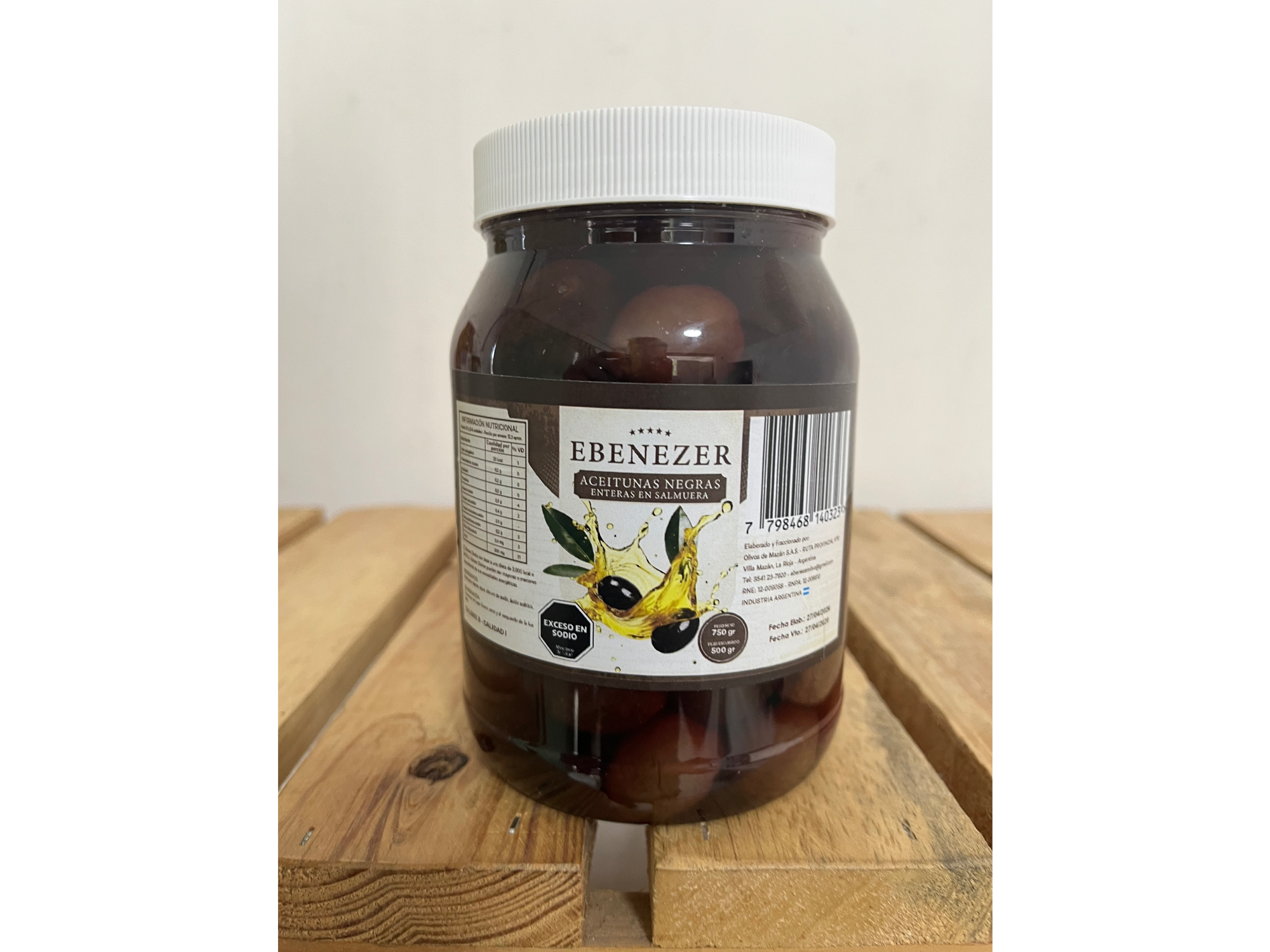 Aceituna negra N00   (MANZANILLA) Ebenezer