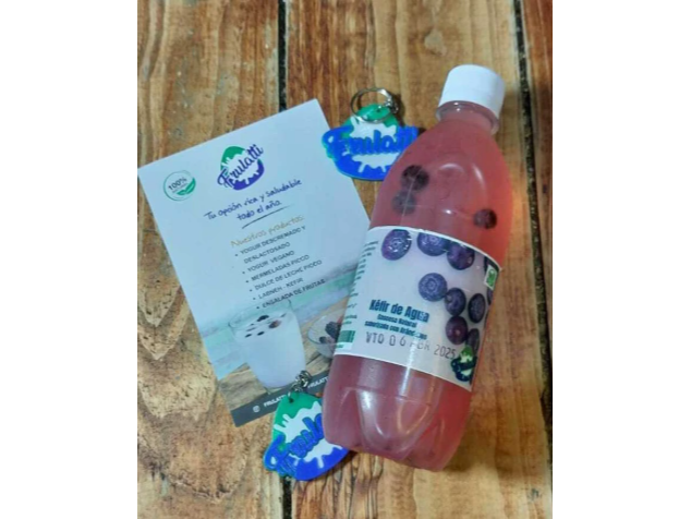 Kefir de agua saborizado con fruta 1/2 ltr