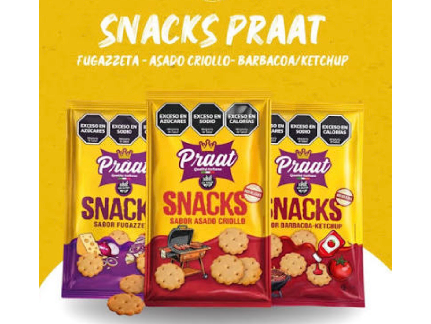 Snack Praat x 55 gr sin tacc