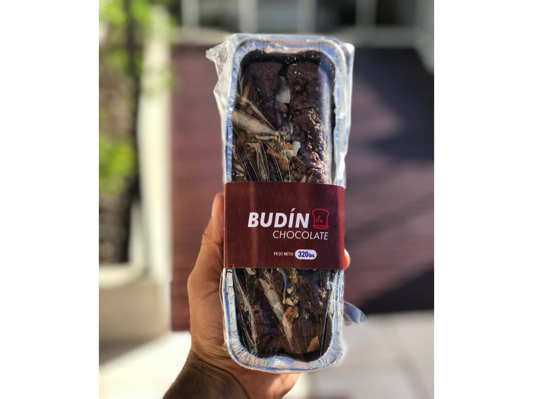 Budín Chocolate relleno con dulce de leche  350 gr