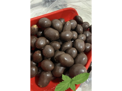 Maní con chocolate y menta