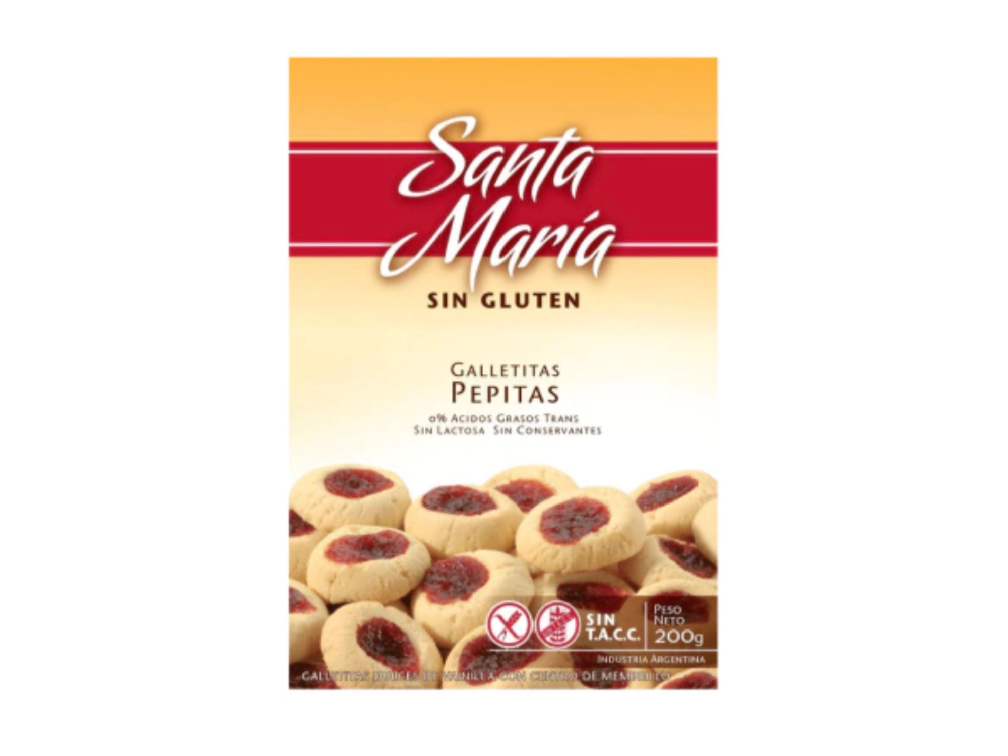 Pepitas de membrillo Santa Maria x 200 gr sin tacc