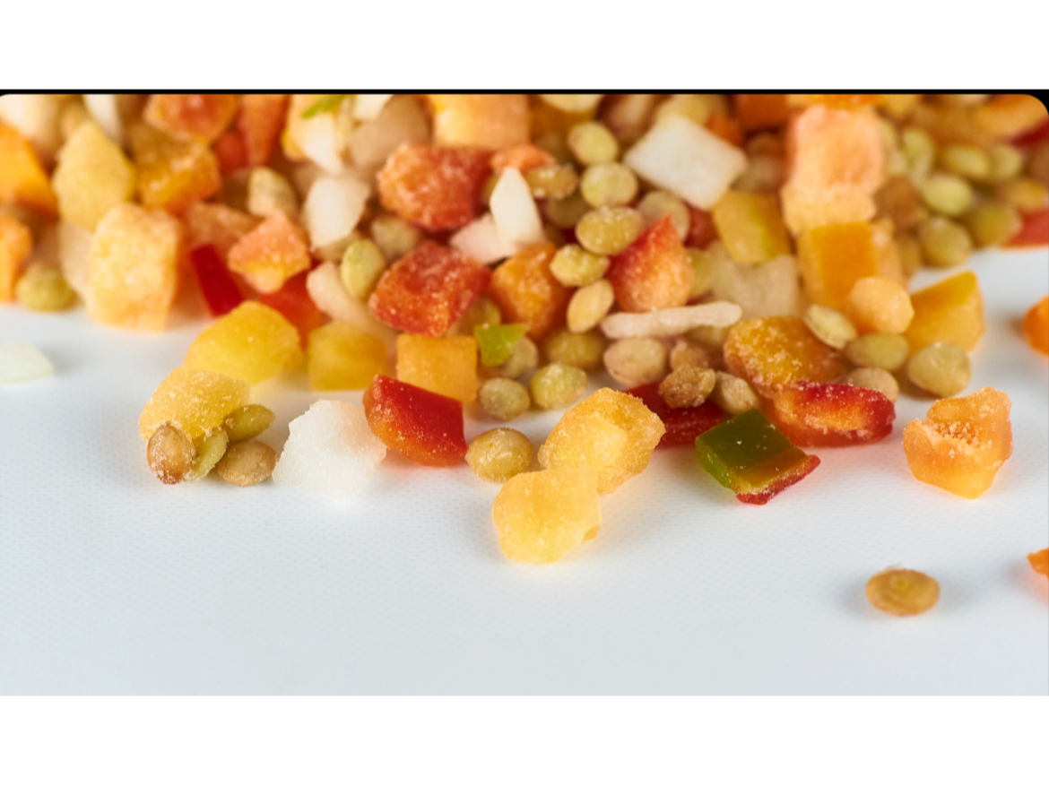 Mix lenteja con vegetales