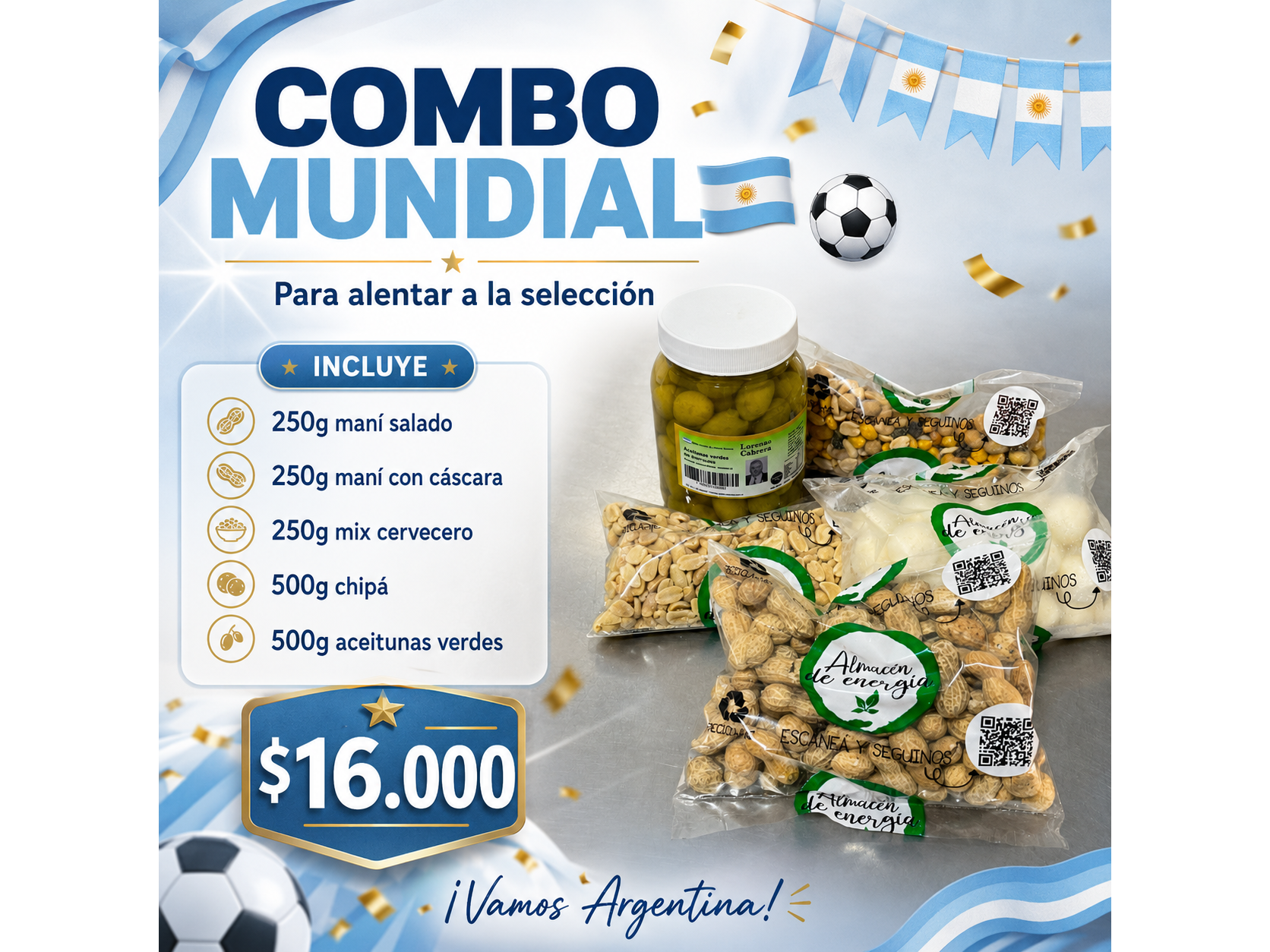 Combo mundial ( ahorro 20 % )