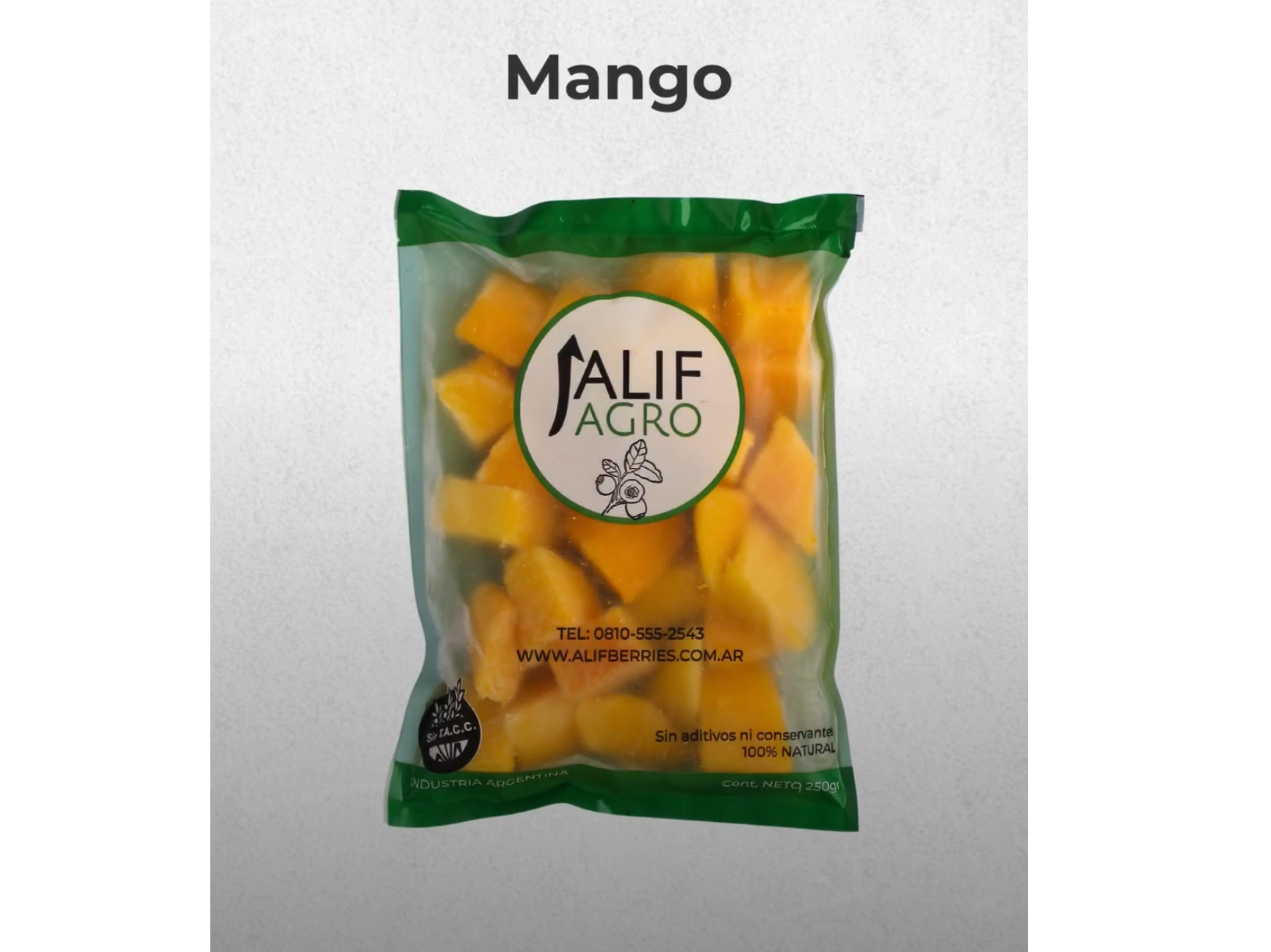 Mango cubos x 1 kg