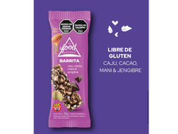 Barra The Food Alchimist x 28 gr ( Caju, cacao, maní y gengibre) SIN TACC