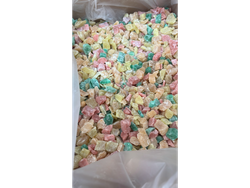 Papaya en cubo multicolor