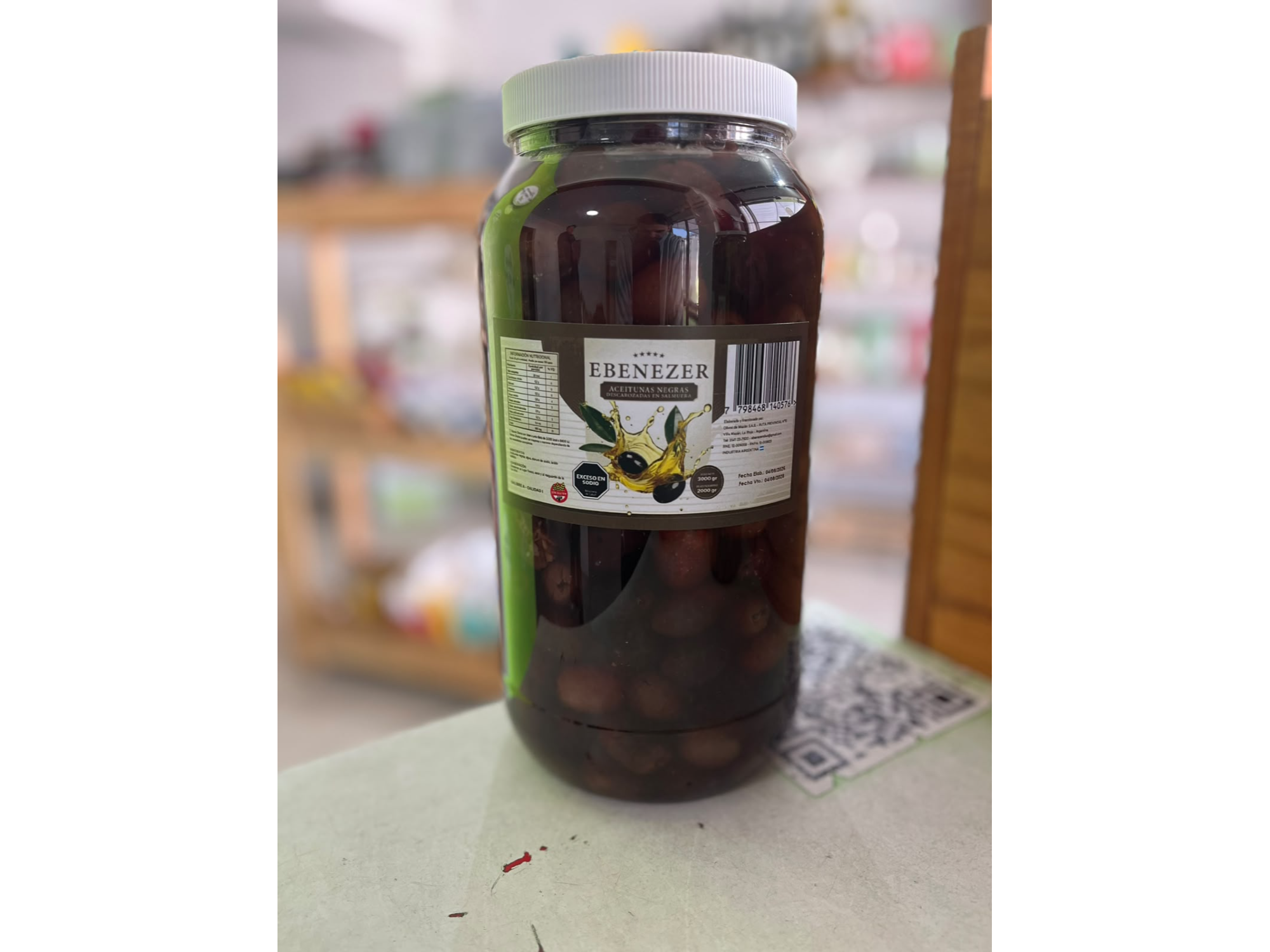 Aceituna Negra decarozada x 2 kg Ebenezer