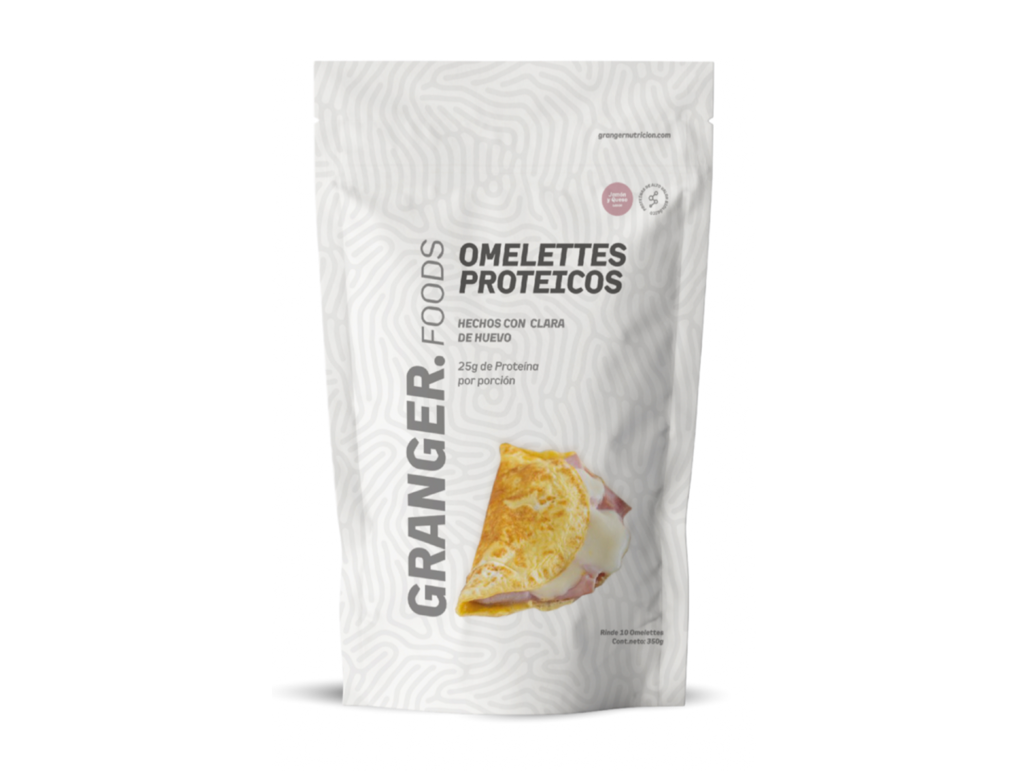 Omelet Proteico jamon y queso  350 gr
