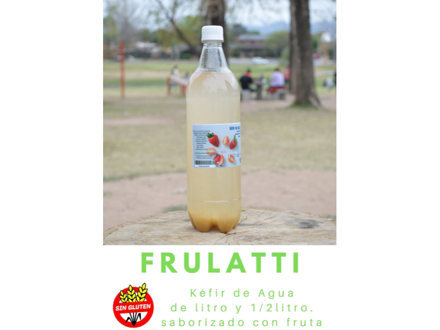 Kefir de agua saborizado con fruta 1 ltr