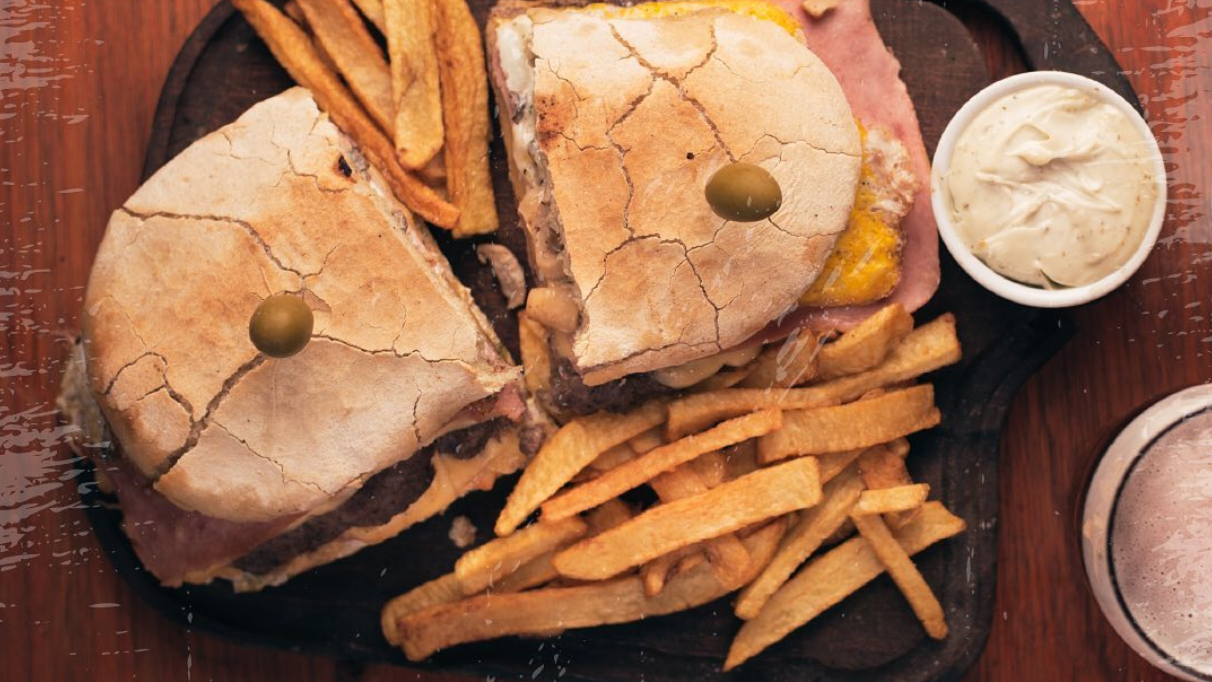 PROMO 2 LOMOS COMPLETOS + HAMBURGUESA DOBLE DE REGALO