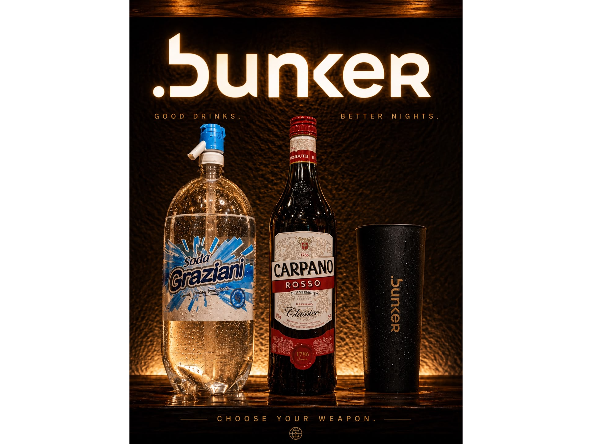 CARPANO + SODA 2L Ó PASO DE LOS TOROS 1.5L