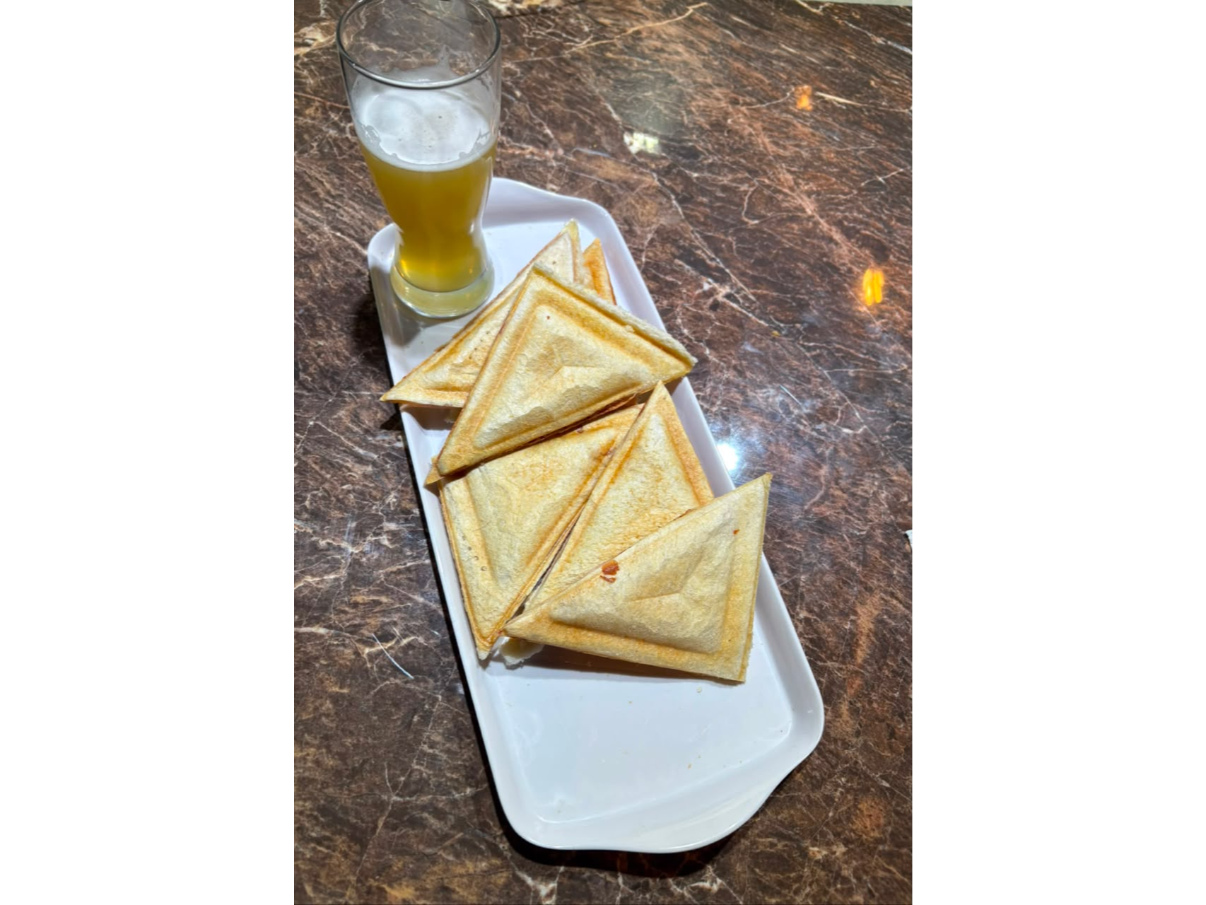 TOSTADO DE JAMON Y QUESO PARA COMPARTIR de Fusión de Sabores América