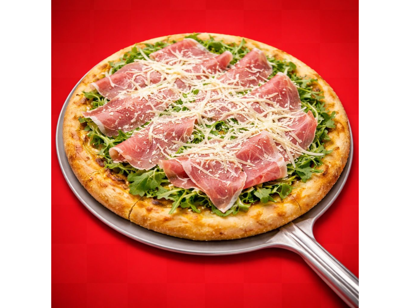 Jamón crudo y rúcula