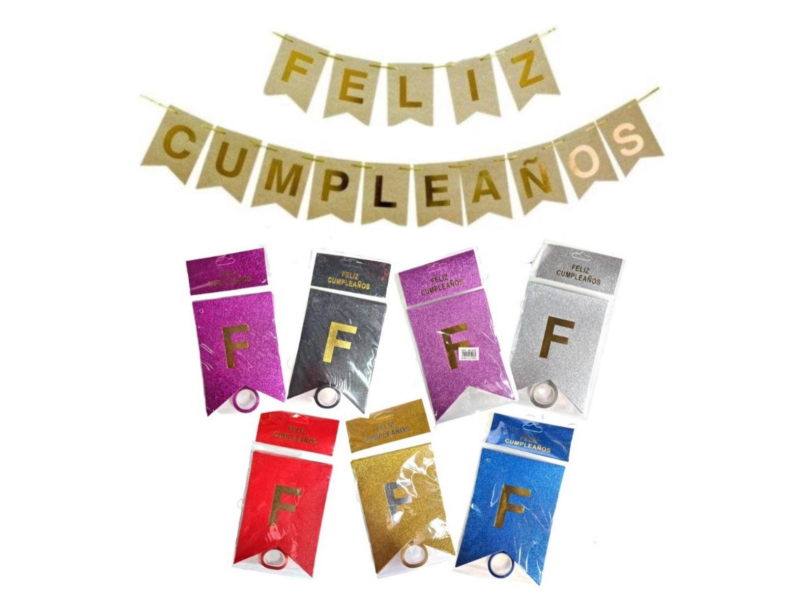 BANDERIN FELIZ CUMPLE GIBREADO
