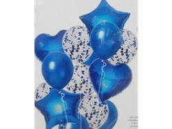 SET DE GLOBOS X 14 UNIDADES AZUL