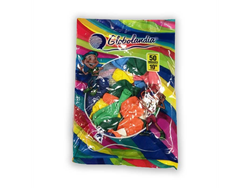 GLOBO 10" GLOBOLANDIA X 50 UNID COLORES FUERTES
