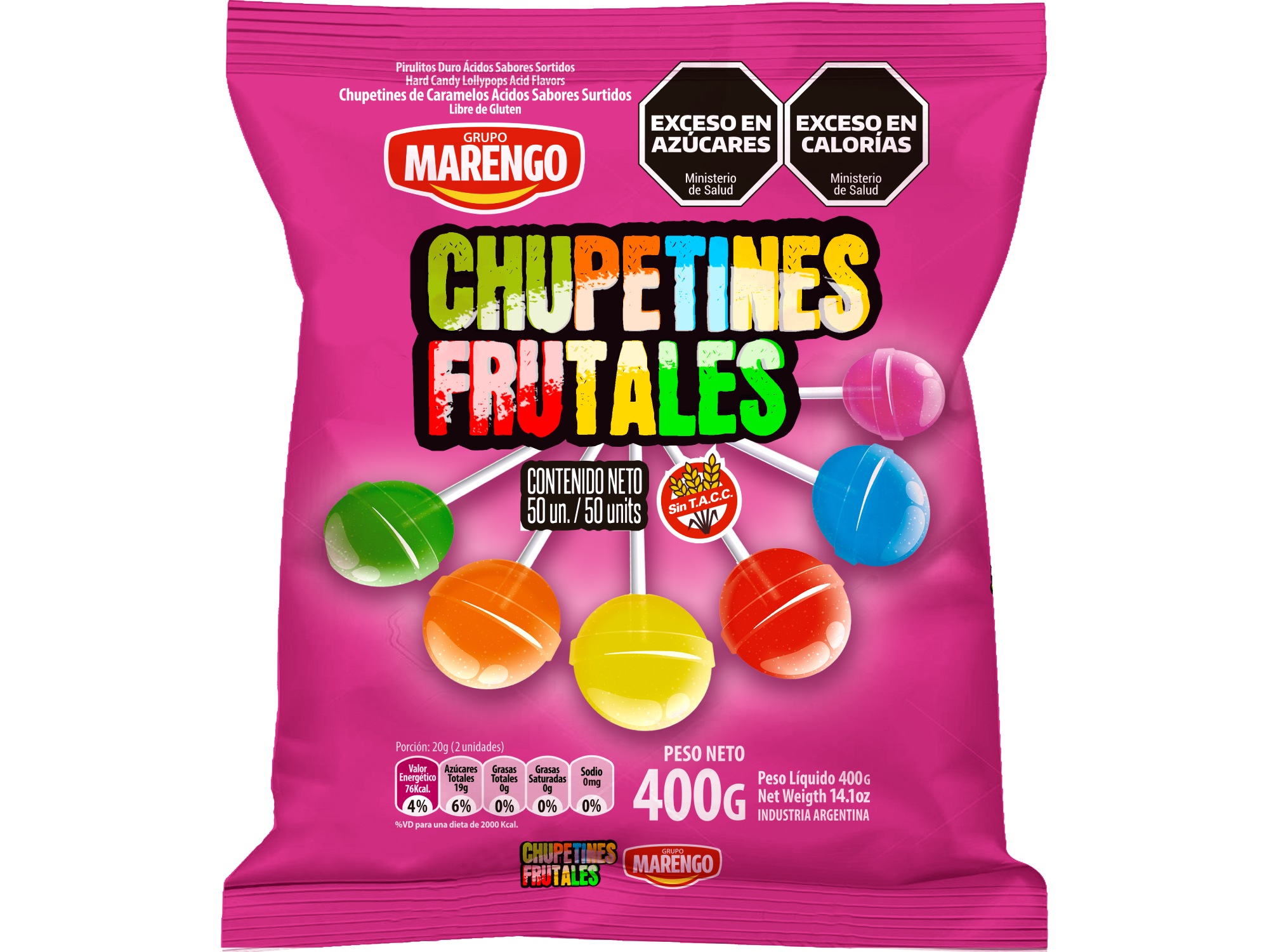CHUPETIN MARENGO X 400 GR