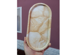 Plato ovalados grande beige