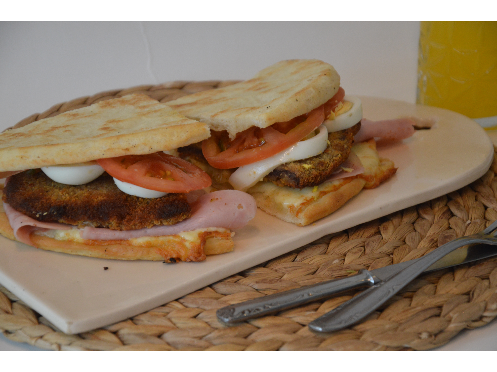 Milanesa en Pan de Pizza (XXL)