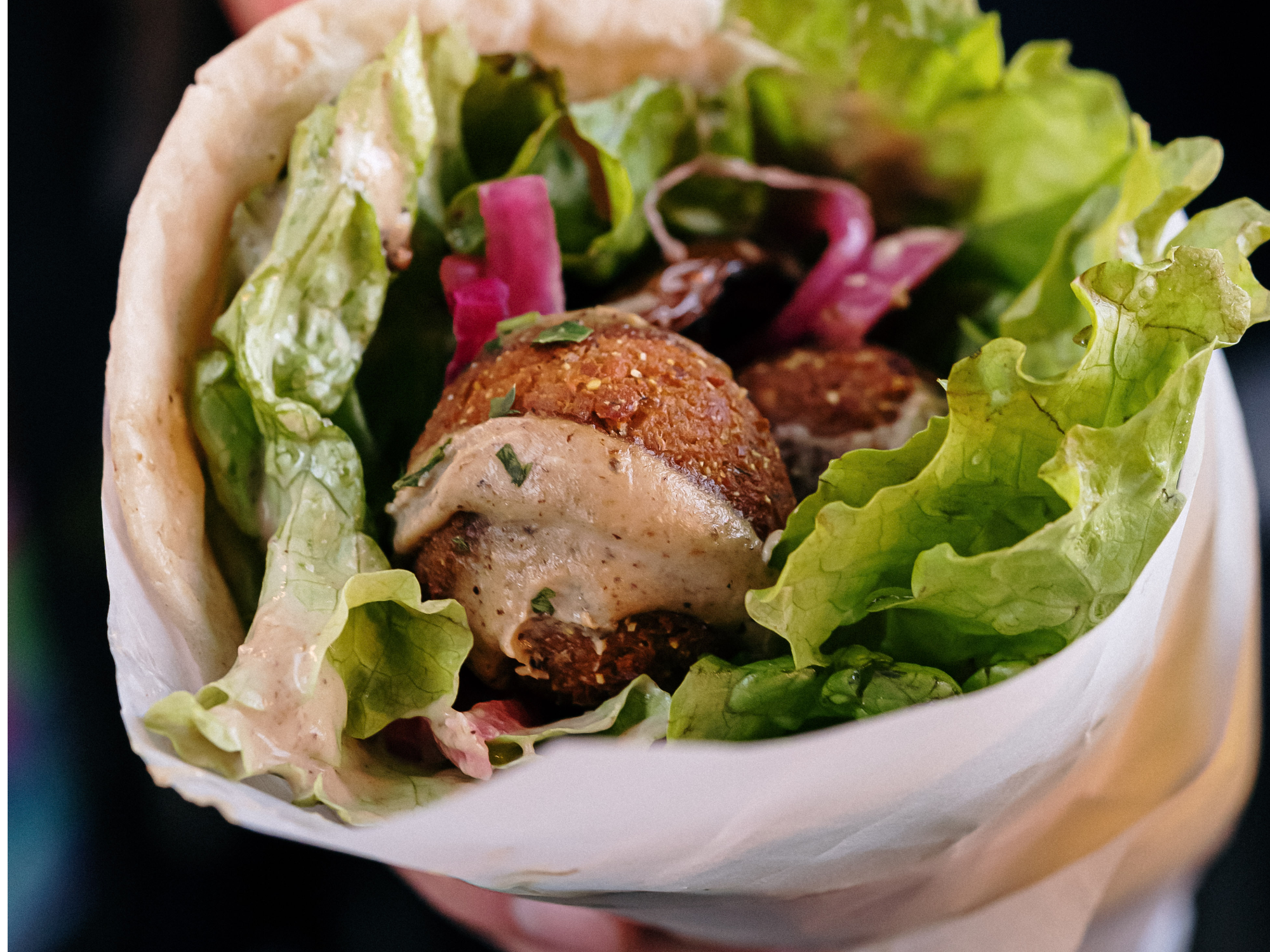 FALAFEL EN PAN PITA