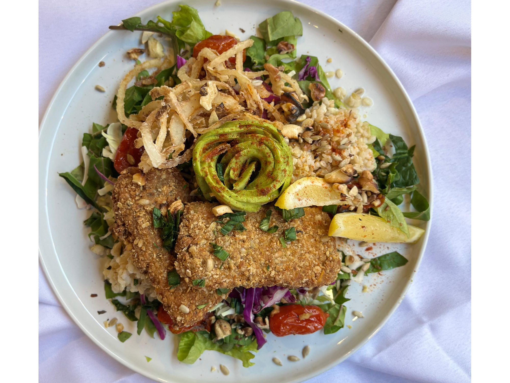 ENSALADA TOFU CRISPY