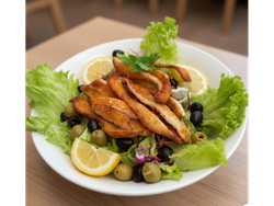 Ensalada Toscana y Pollo Crocante