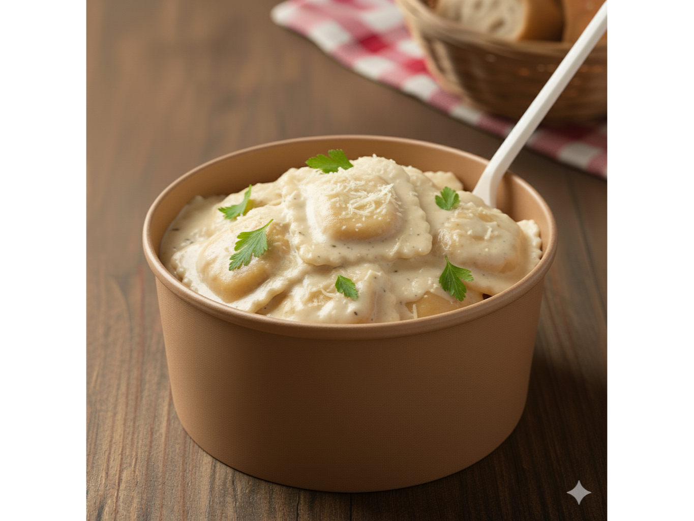 Ravioles de Ricotta y Salmón Ahumado